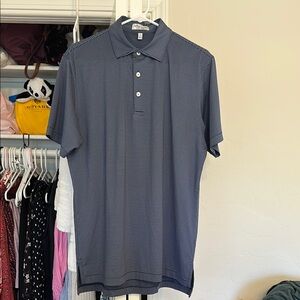Peter Millar Blue Performance Polo Shirt